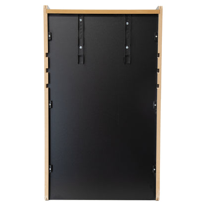 2 Player 19" Wall Mounted Arcade Cabinet Flat Pack Kit - Black