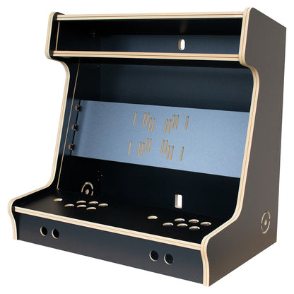 2 Player 27" Bartop Arcade Cabinet Flat Pack Kit - Black