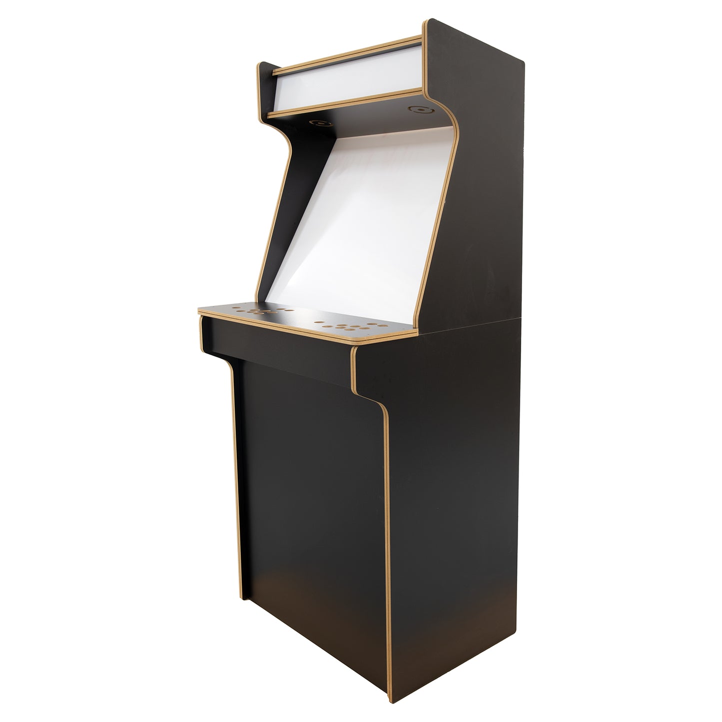 2 Player 27" Upright Arcade Cabinet Flat Pack Kit - Black