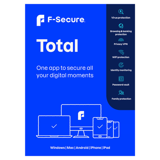 F-Secure Total Security, 10 Devices, 1 Year